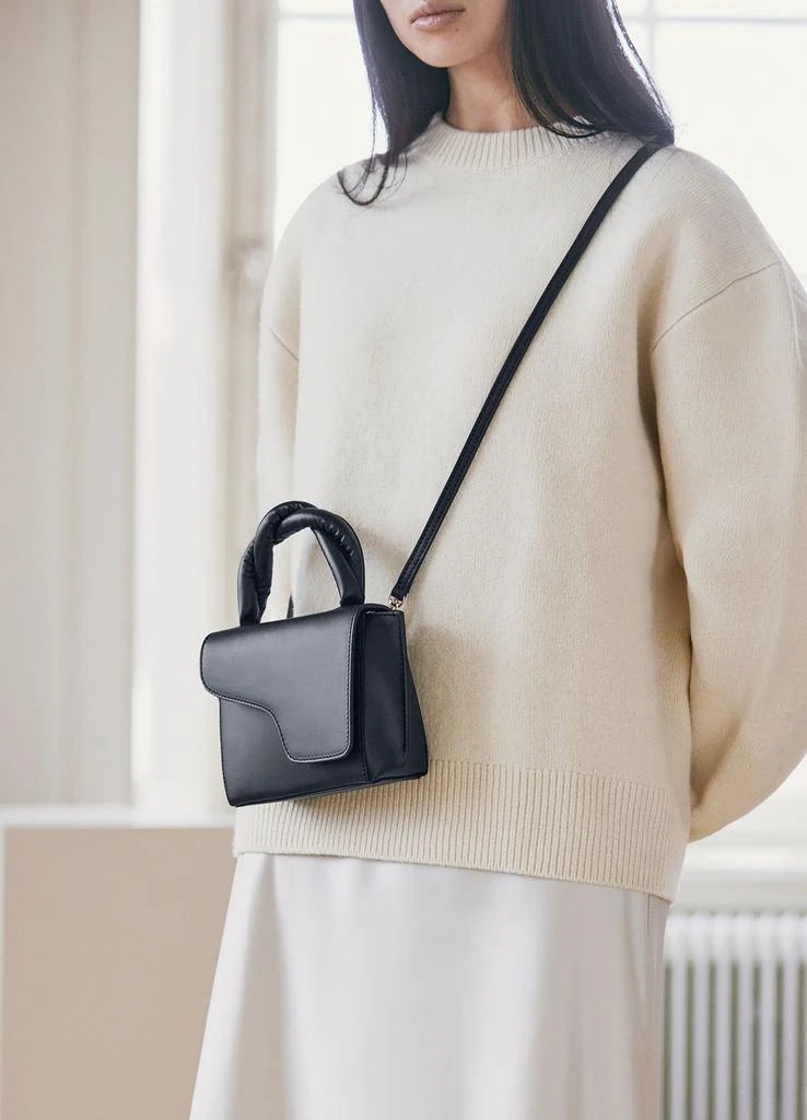 ATP ATELIER Montalbano Black Leather/Nappa Mini handbag 5