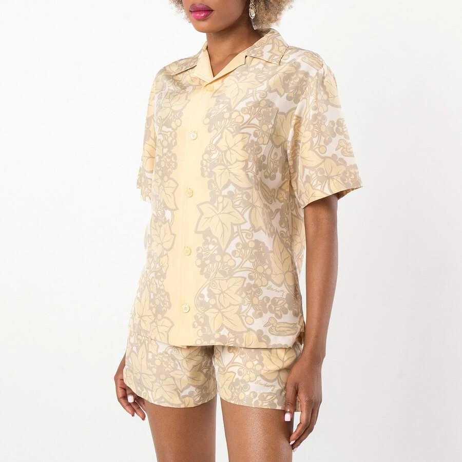 Burberry Ivy Print Silk Pyjama Shirt 3