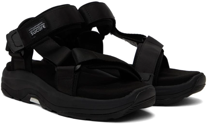 Suicoke Black DEPA-Run Sandals 4