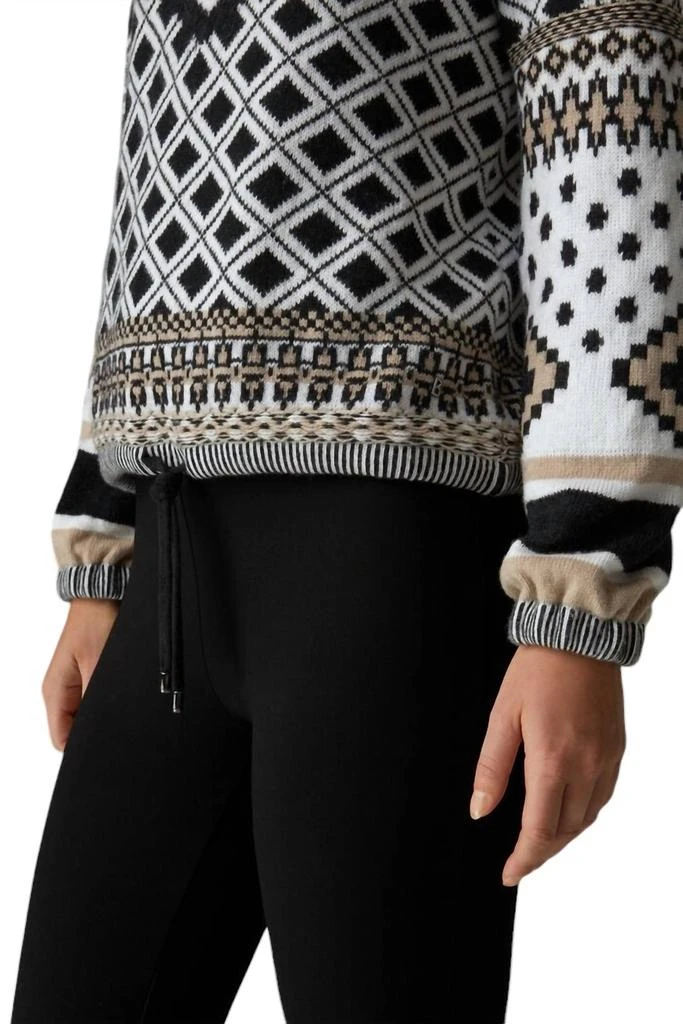 Bogner Najla Sweater In Beige/black 3