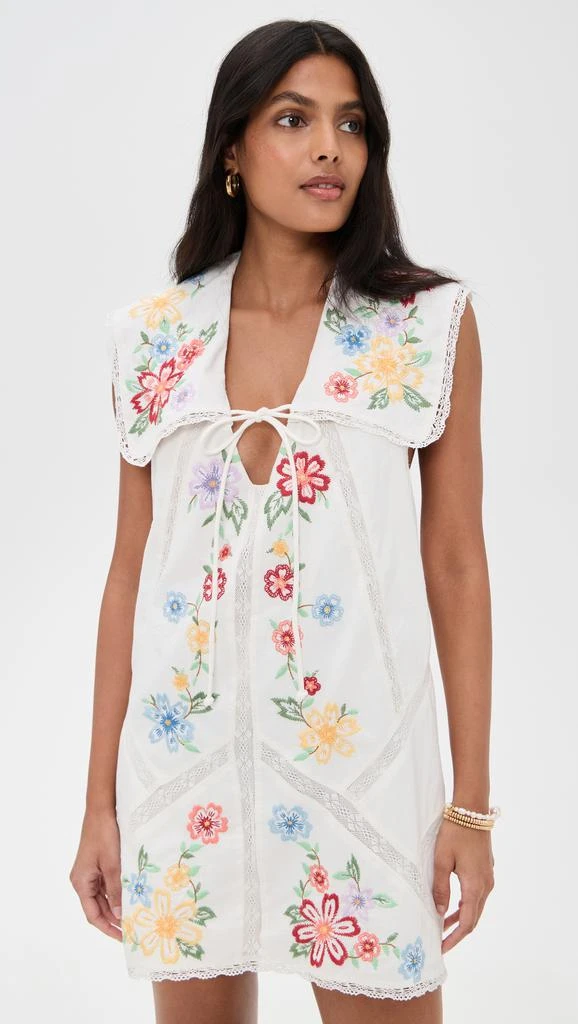 Free People Willow Embroidered Mini Dress 1