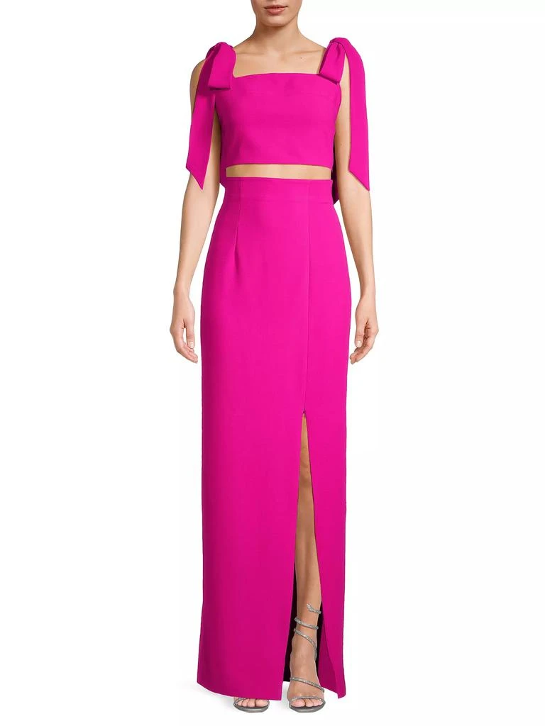Black Halo Eve Clayton Two-Piece Gown 3