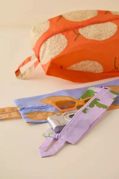 Baggu BAGGU 3D Zip Pouch Set 3
