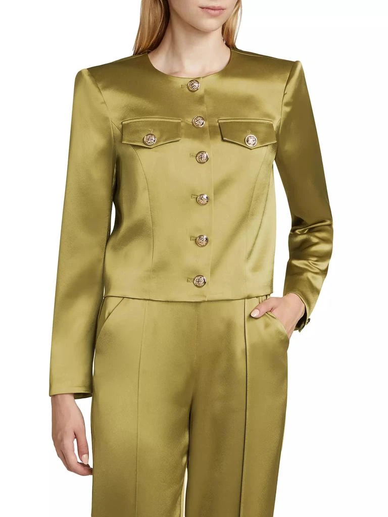 Cinq à Sept Rainer Satin Jacket 3