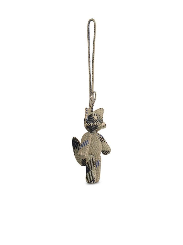 Burberry Foxy' Beige Polyamide Keyring