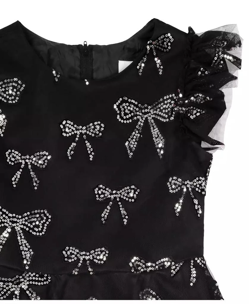 Big Girls Velvet Sequin Bow Party Dress – On Sale Now with Up to 50% Off