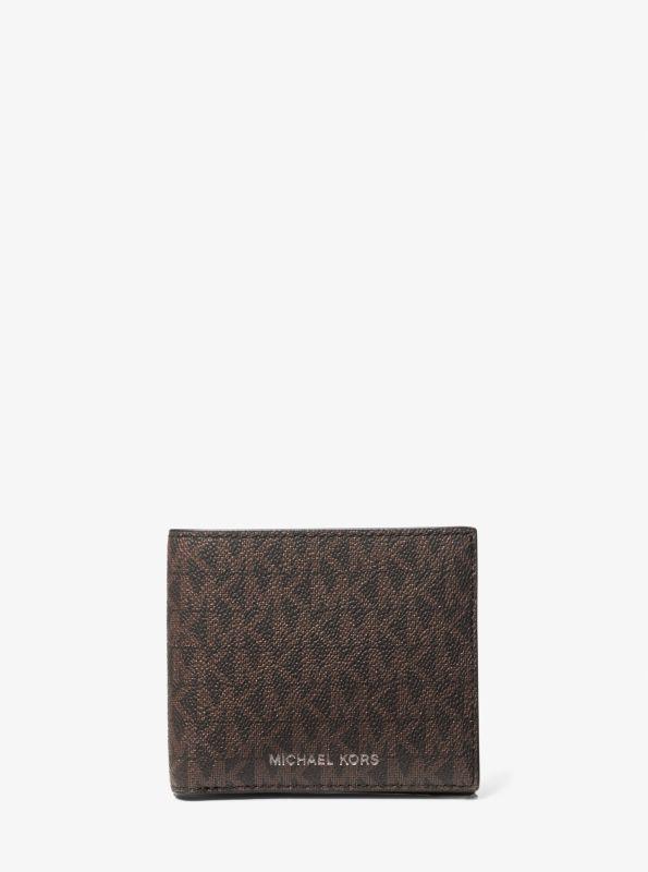 Michael Kors Hudson Signature Logo Billfold Wallet