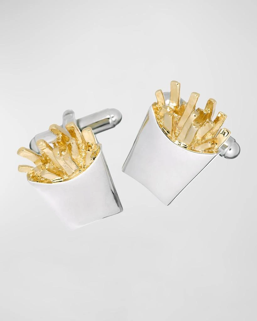 Link Up Men's Two-Tone French Fries Cufflinks 3