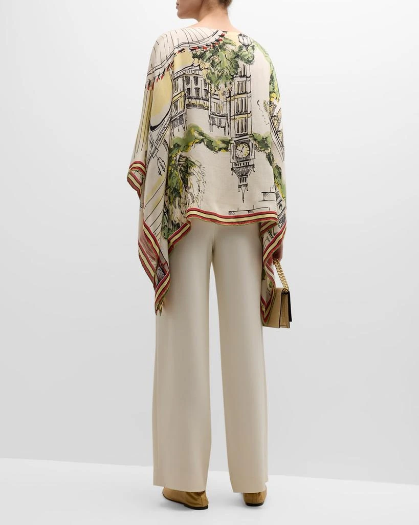 Rani Arabella London Cashmere & Silk Poncho 3