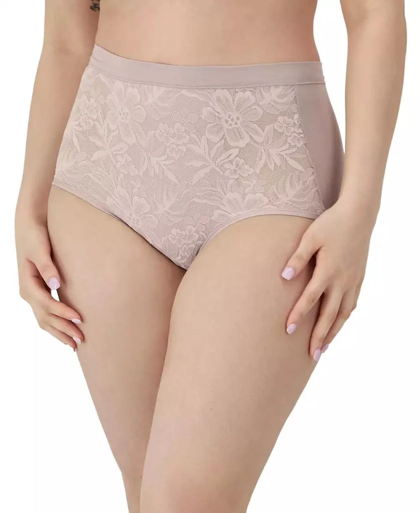 Bali Women's Breathe Lace High-Rise Brief Underwear DFCLBF 1