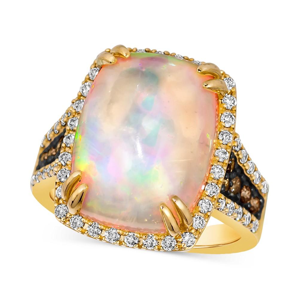 Le Vian Neopolitan Opal (5-1/2 ct. t.w.) & Diamond (3/4 ct. t.w.) Statement Ring in 14k Gold