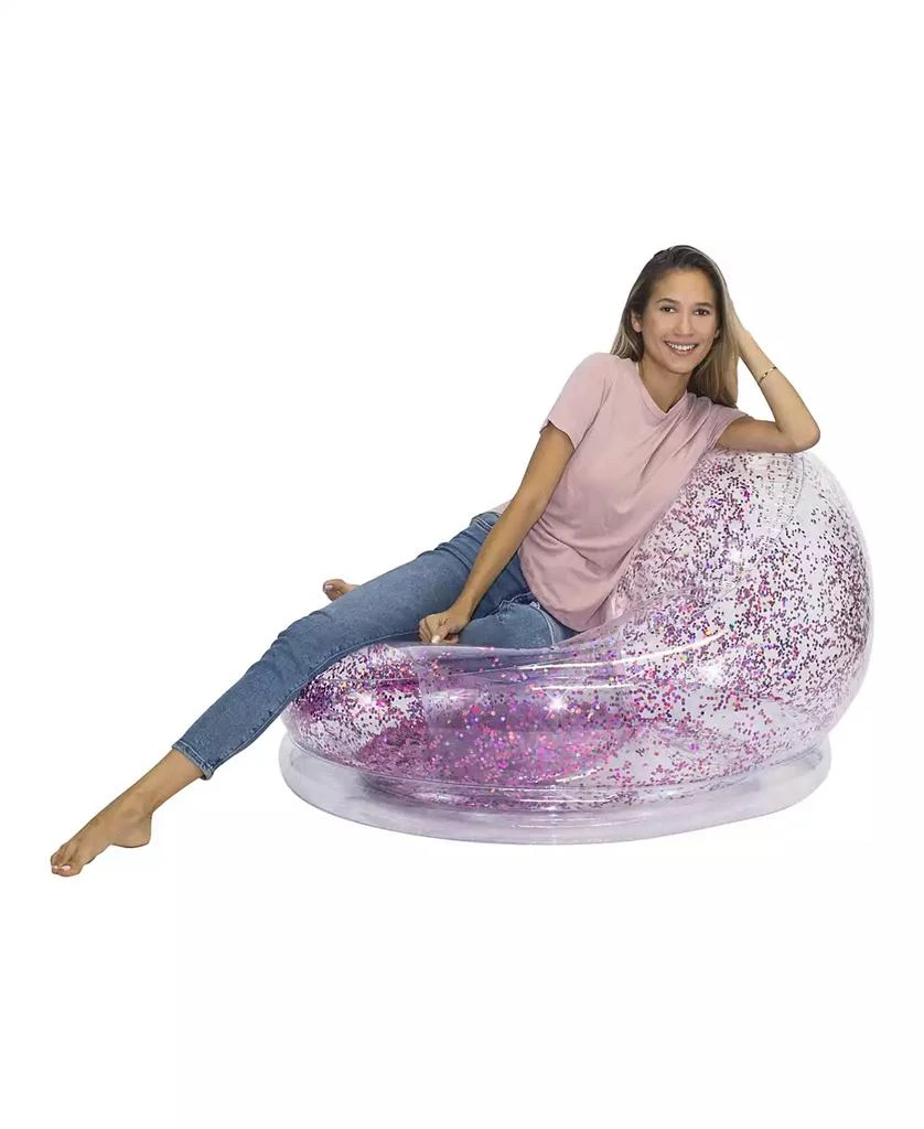 PoolCandy AirCandy Glitter Inflatable Chair 2