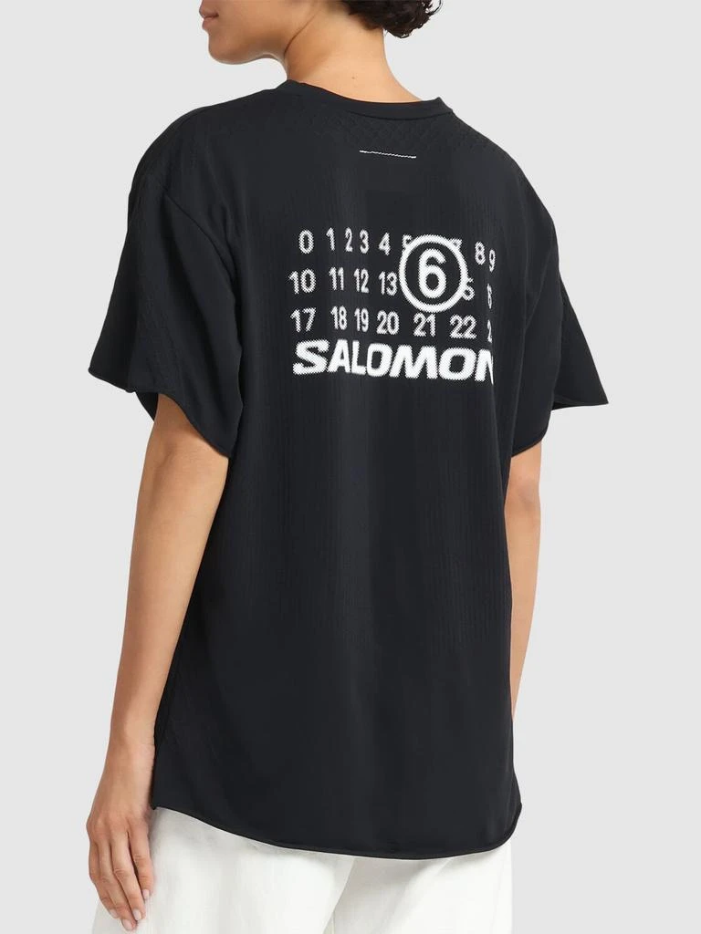 MM6 Mm6 X Salomon Logo Jersey T-shirt 2