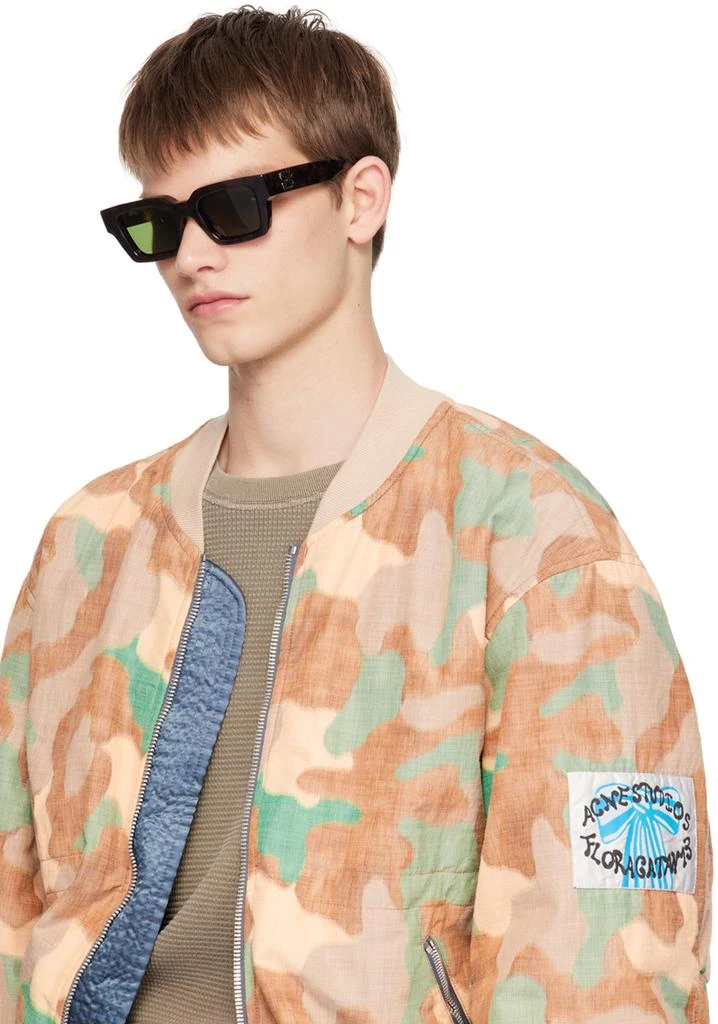 Off-White Brown Virgil Sunglasses 4