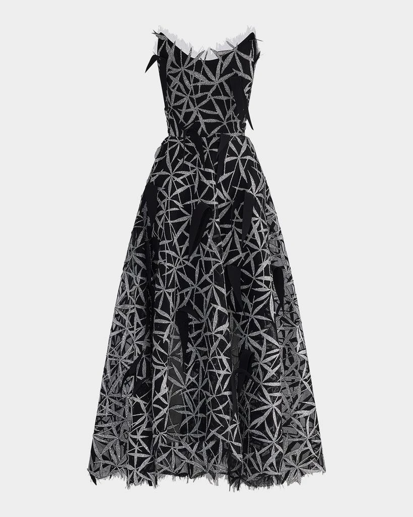 Maticevski Axis Embellished Strapless Fit-&-Flare Gown 1