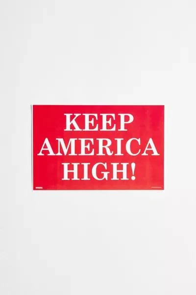 Urban Outfitters Keep America High Poster 1
