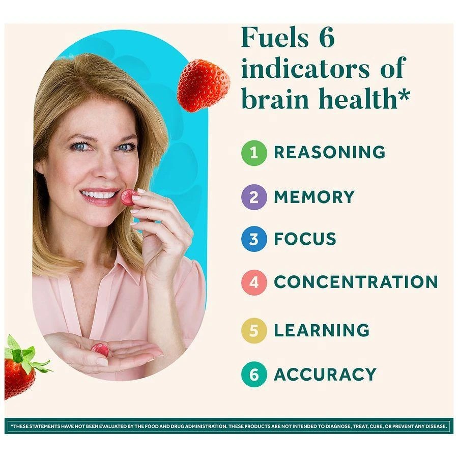 Neuriva Brain Health Supplement, Vitamins B12 & B6, Support for Memory and Focus Strawberry 3