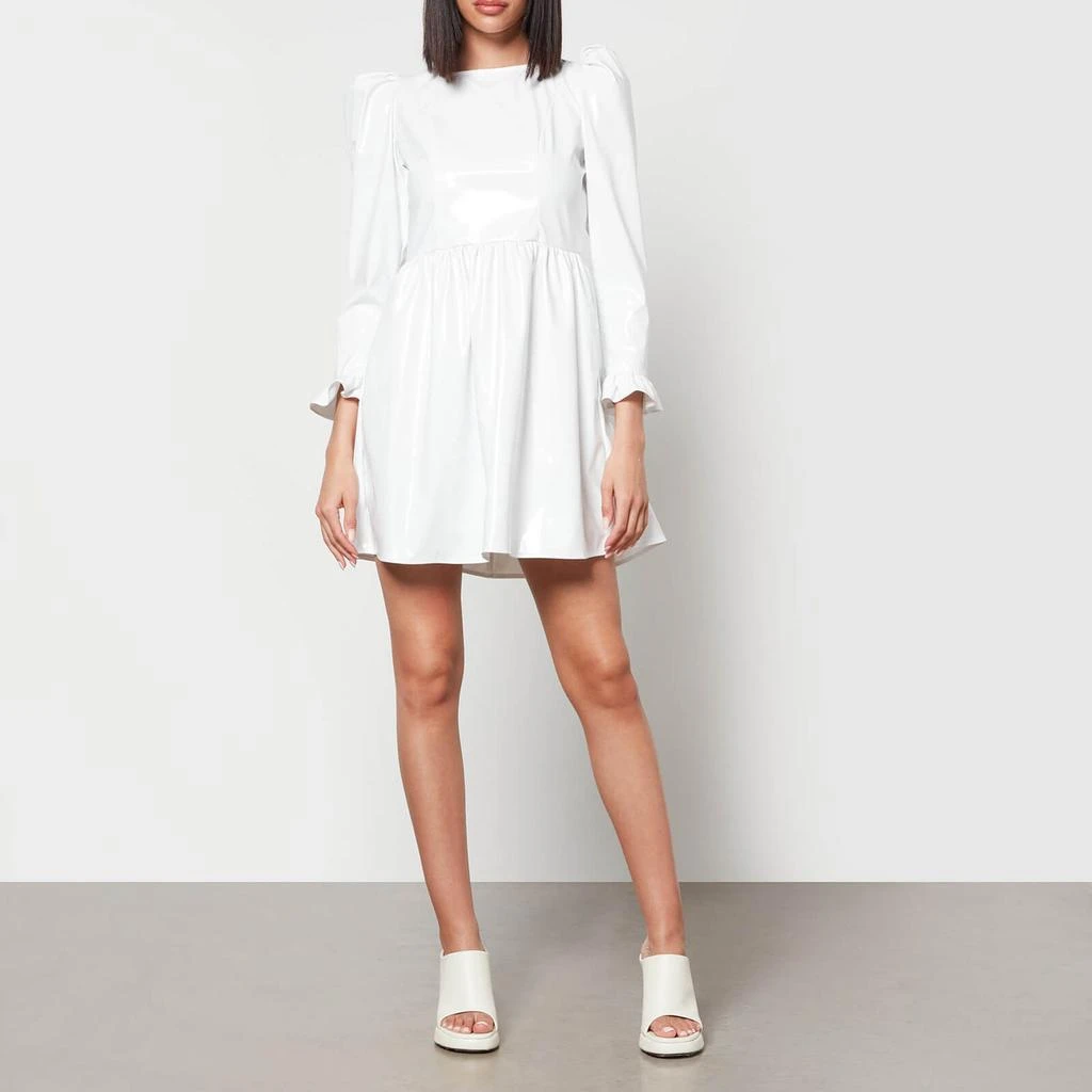 BATSHEVA Batsheva Prairie PVC Mini Dress 3