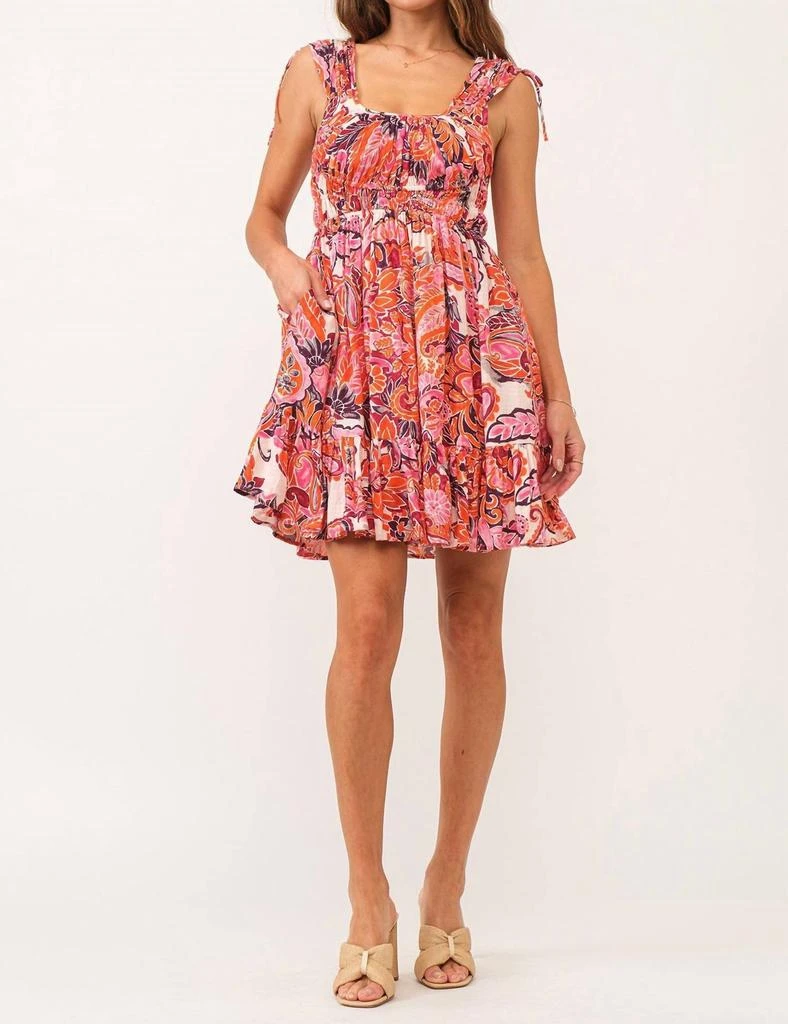 DEAR JOHN DENIM Hope Paisley Dress In Multi Print 4