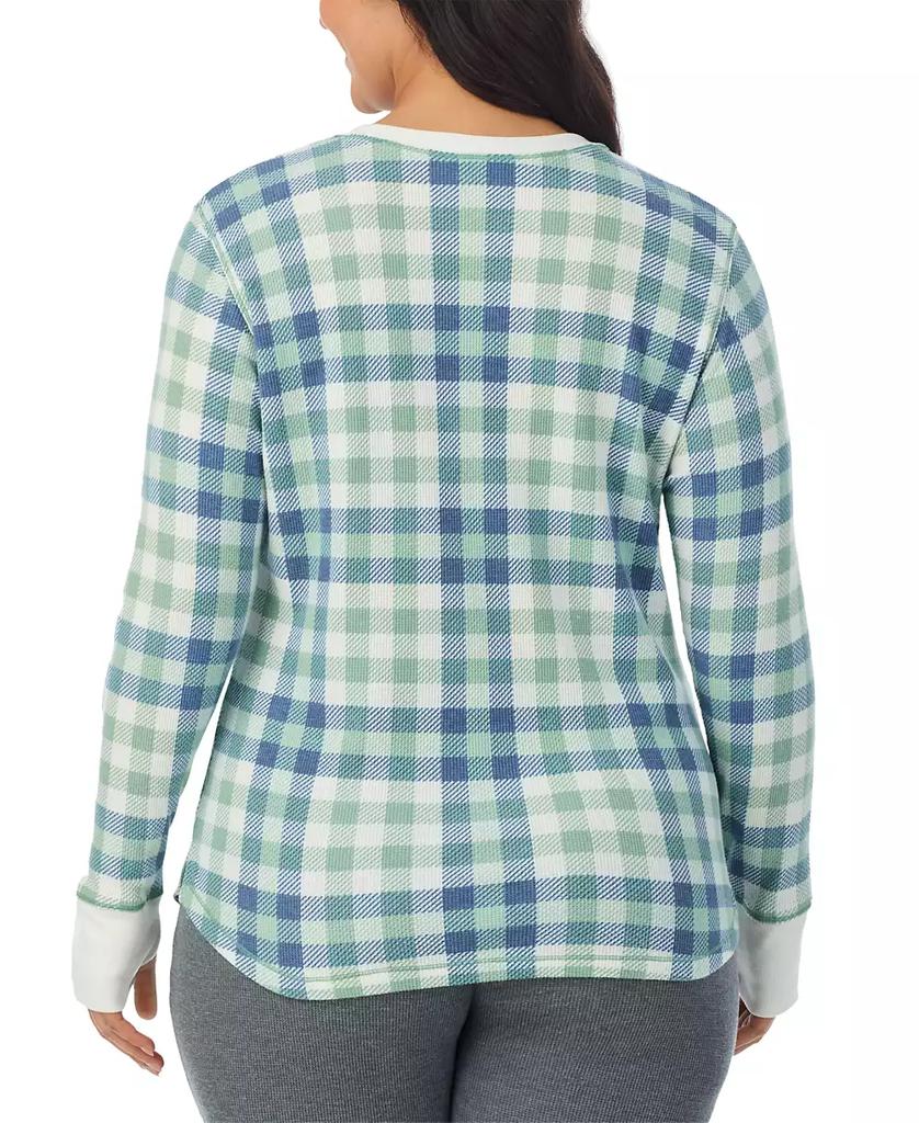 Cuddl Duds Plus Size Long-Sleeve Crewneck Thermal Top