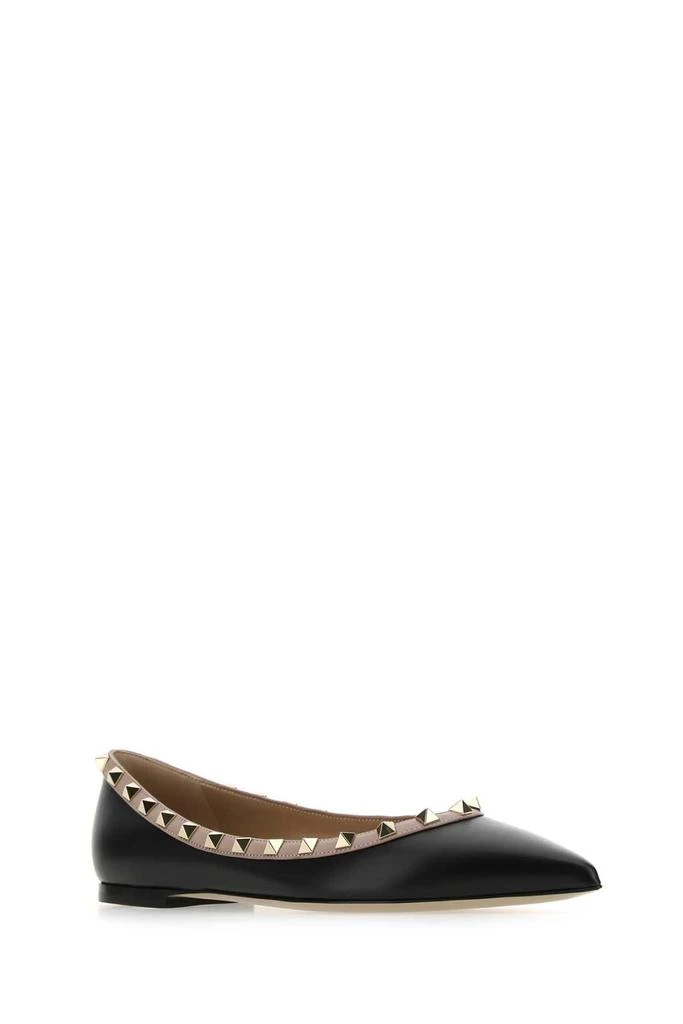 Valentino Valentino Garavani Rockstud Pointed Toe Flat Shoes 2