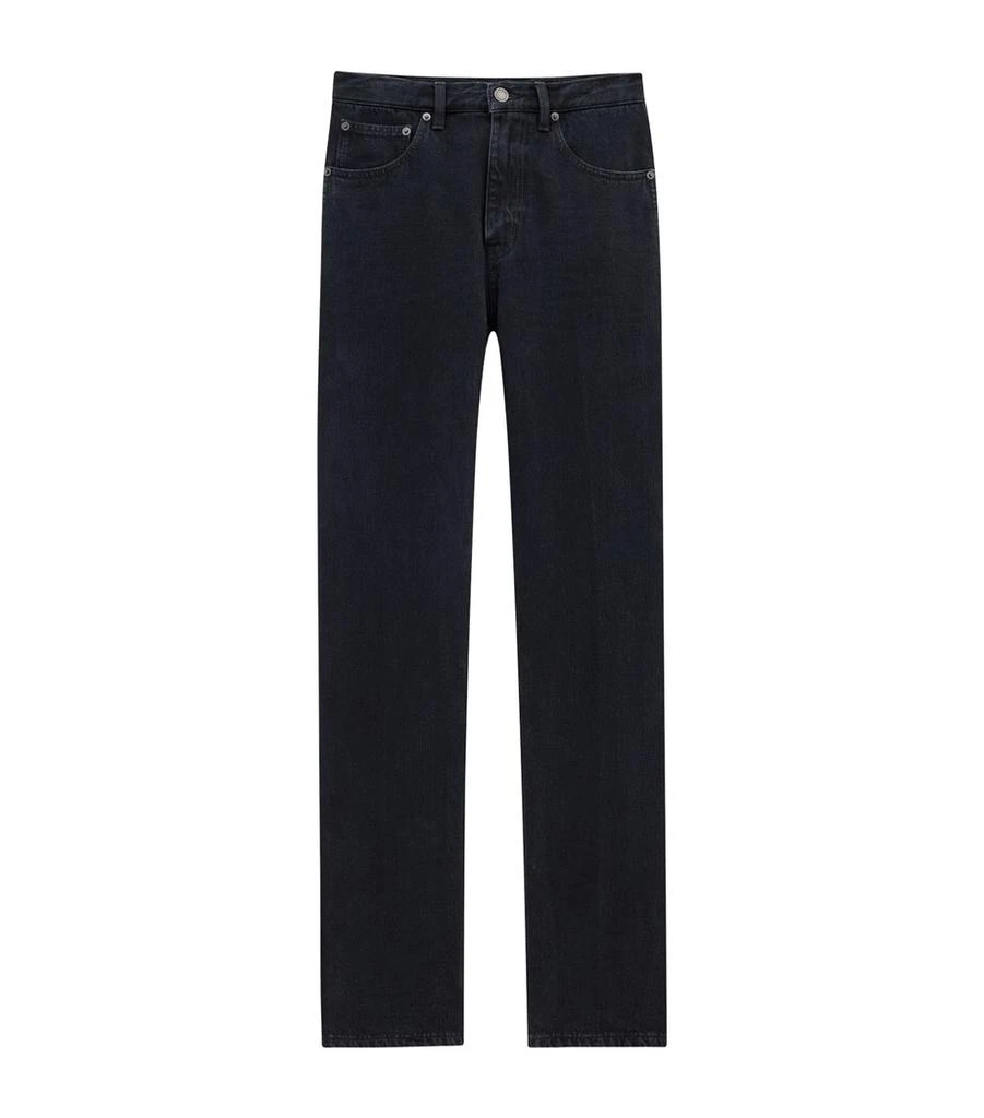 Yves Saint Laurent Oklahoma Mid-Rise Straight Jeans 1