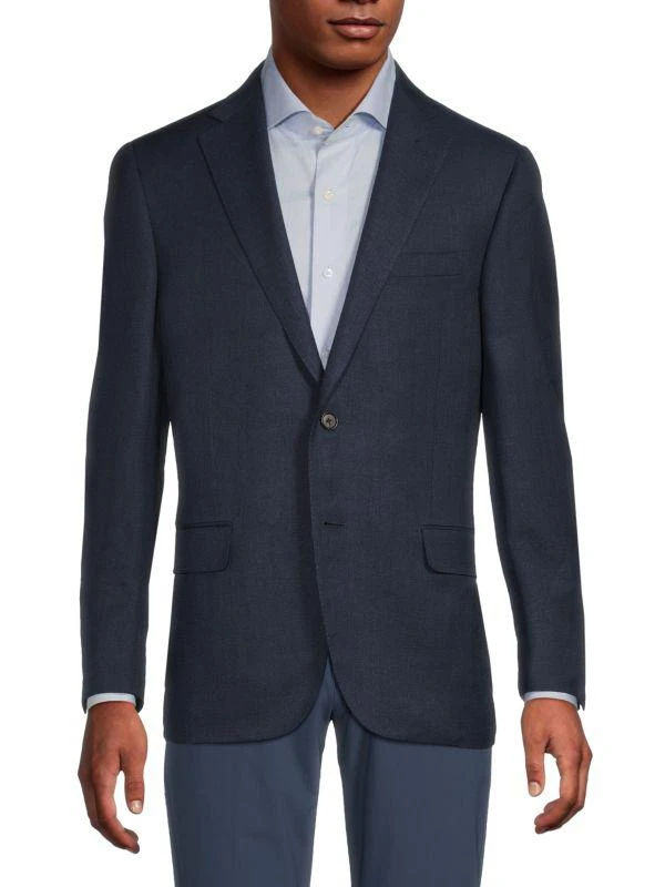 Heritage Gold Wool Classic-Fit Blazer 1