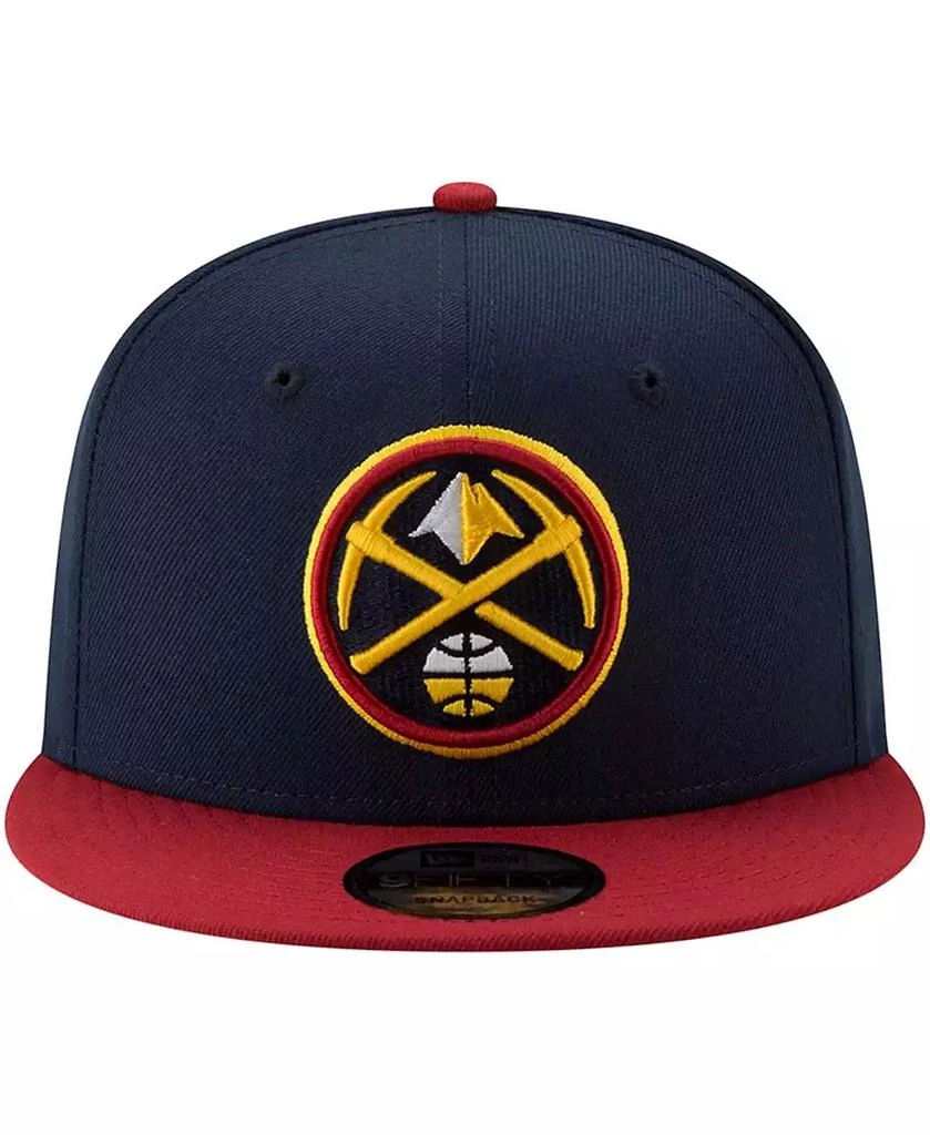 New Era Men
s Navy and Gold Denver Nuggets Two-Tone 9FIFTY Adjustable Hat 3