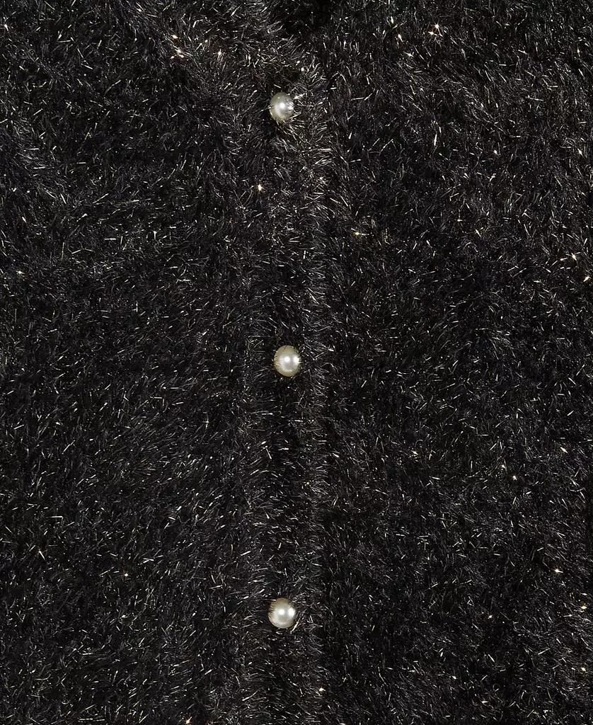 On 34th Women's Metallic Plush-Knit Cardigan, Created for Macy's 6