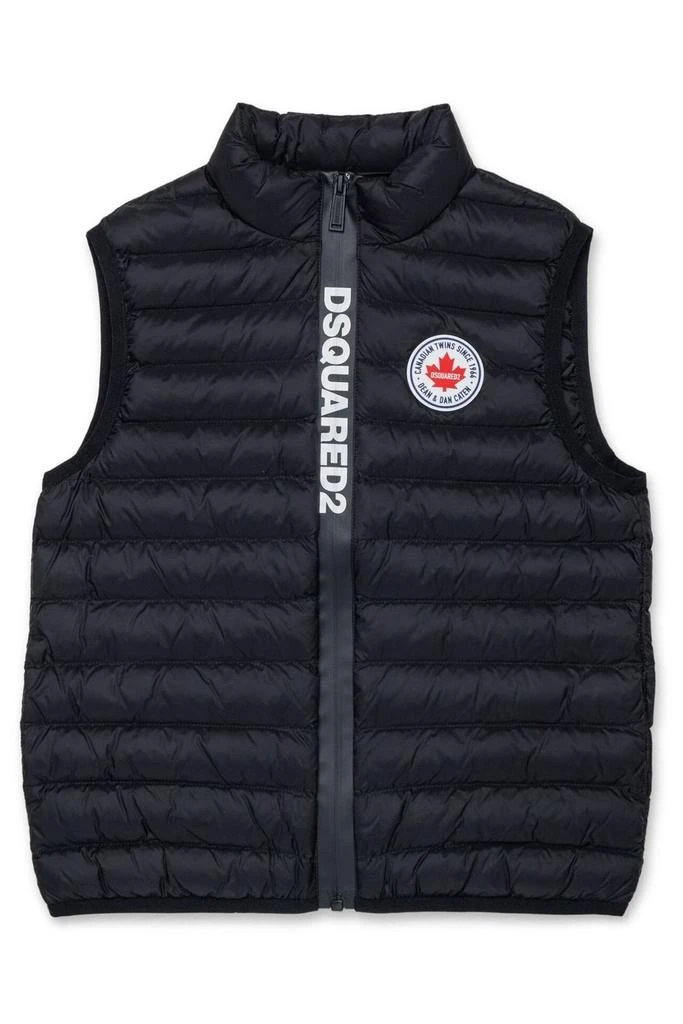 DSQUARED2 Dsquared2 Kids Logo Printed Zipped Puffer Vest