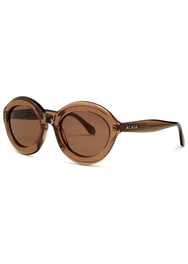 Alaïa Oval-frame sunglasses