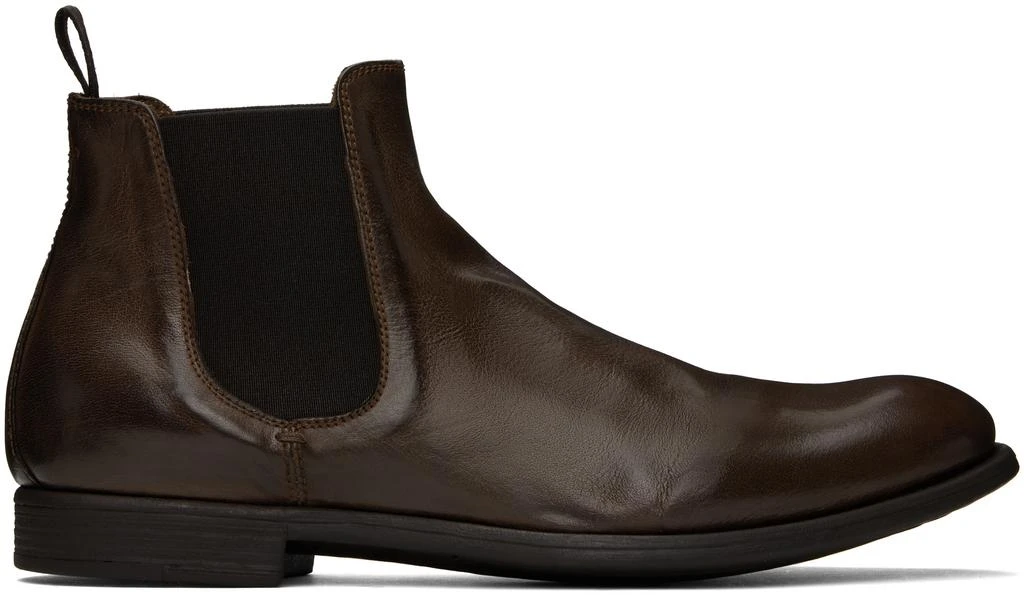 Officine Creative Brown Chronicle 123 Chelsea Boots 1