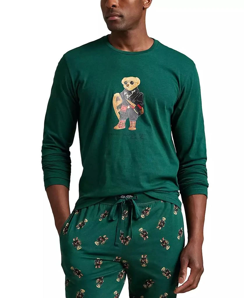 Ralph Lauren Men's 2-Piece Long Sleeve T-Shirt and Joggers Pajama Set 2