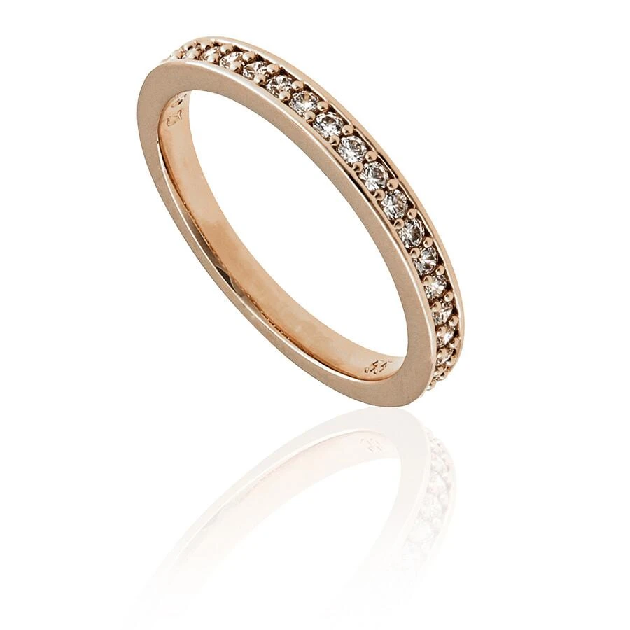 Swarovski Ladies White/Rose-gold Tone Plated Rare Ring