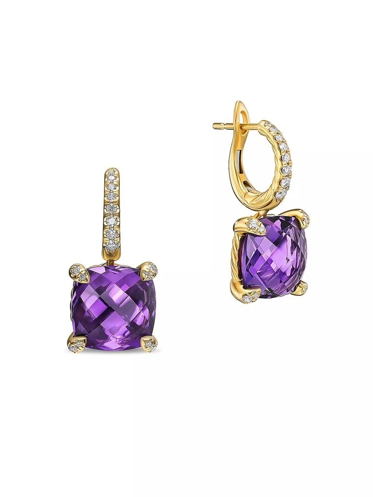 David Yurman Chatelaine Drop Earrings in 18K Yellow Gold 3