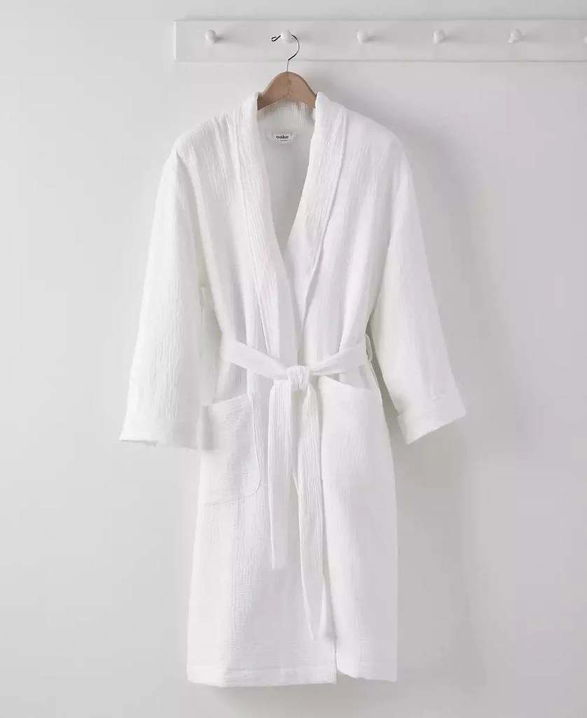 Oake All Cotton Lightweight Gauze Robe, Exclusively at Macy’s 1