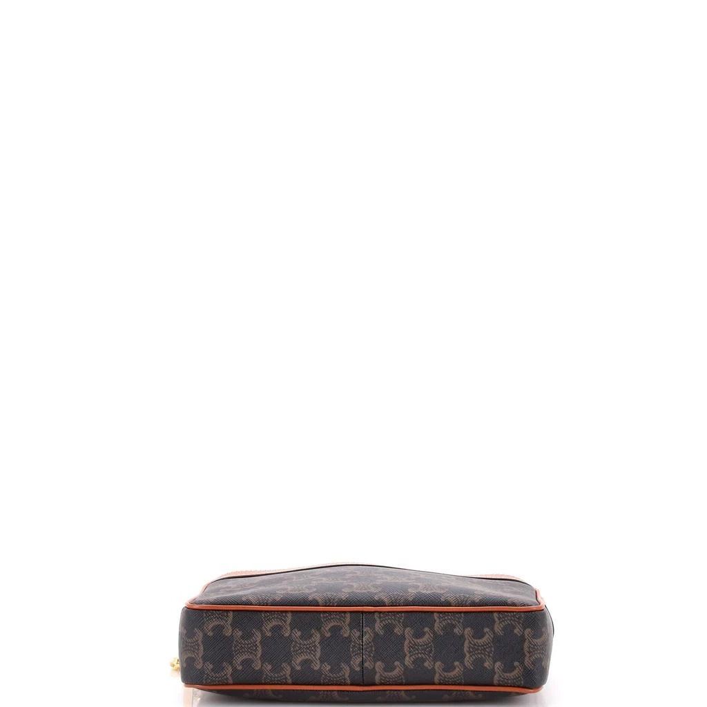 Celine Patapans Bag Triomphe Coated Canvas Small 4