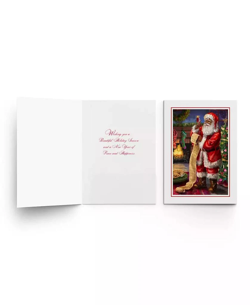 Masterpiece Studios Santa With List Holiday Boxed Cards 3