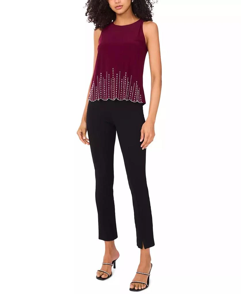 MSK Petite Round-Neck Sleeveless Top 3