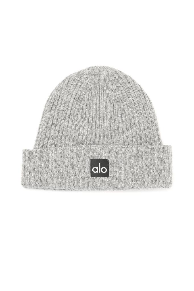 Alo Cashmere Beanie - Dove Grey Heather