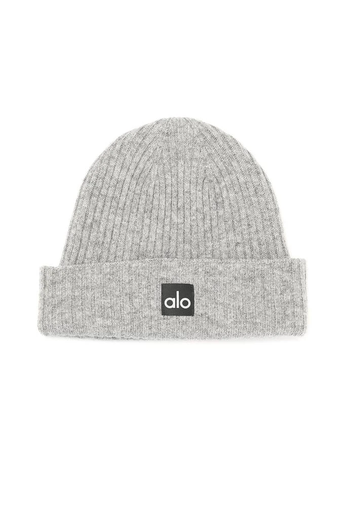 Alo Cashmere Beanie - Dove Grey Heather 1