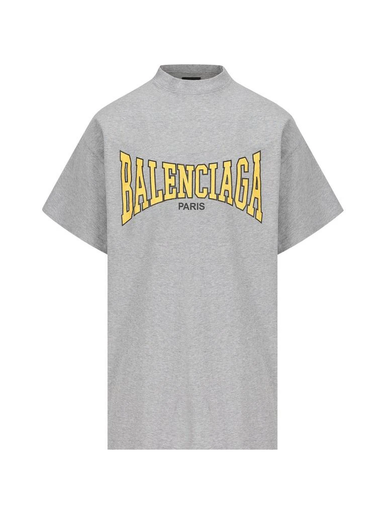 Balenciaga Balenciaga Paris Logo Printed Oversized T-Shirt 1