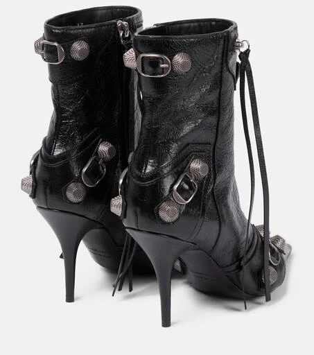 Balenciaga Cagole leather ankle boots 3