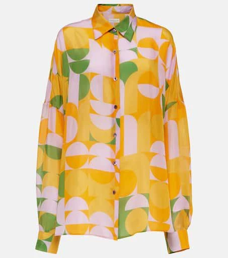 Dries Van Noten Printed silk shirt 1