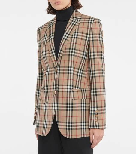 Burberry Vintage Check wool blazer 6