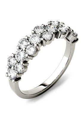 Charles 
Colvard 1.2 ct. t.w. Moissanite Stackable Band in 14K White Gold 2