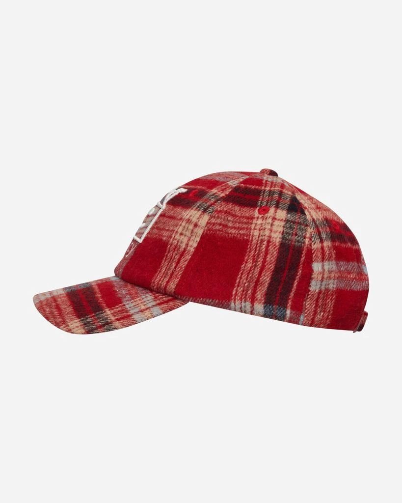 Nancy Plaid House 6-Panel Cap Red 3