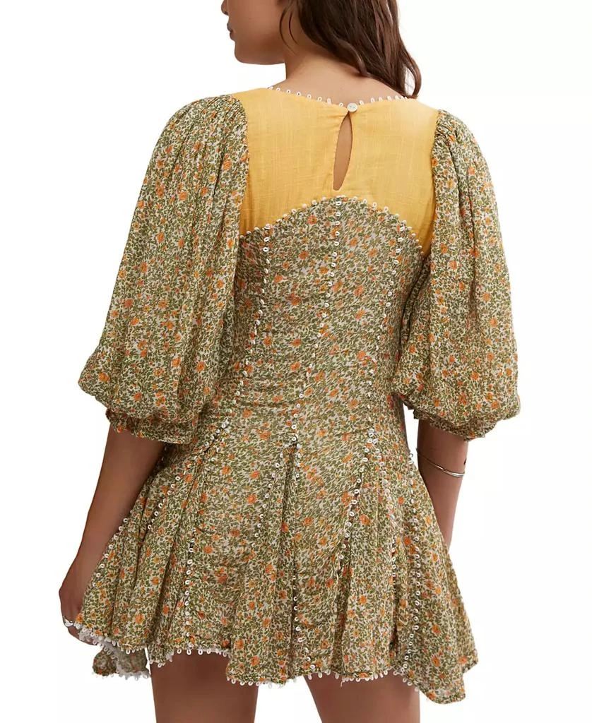 Free People Women's Bali Coral Floral-Print Mini Dress 2