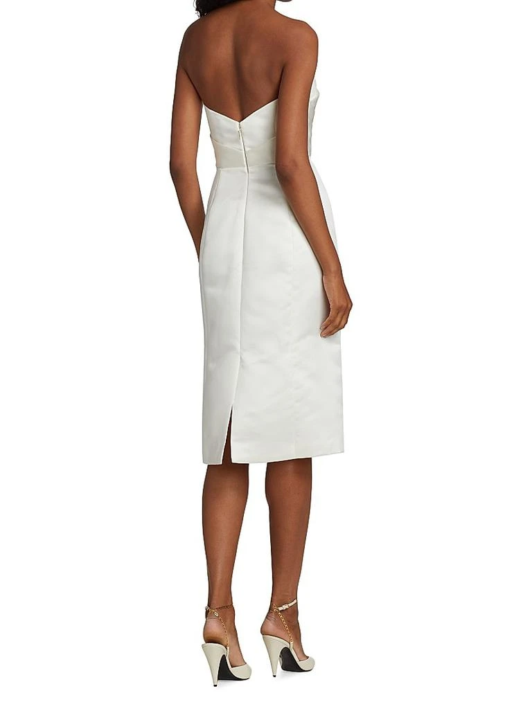 Amsale Strapless Slim Dress 5