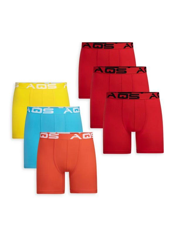 AQS 6-Pack Assorted Boxer Briefs 1